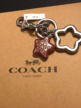 COACH Key Chain/Purse Charm NWT 😍